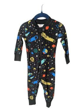 Hanna Andersson Baby Zip Sleeper In Organic Cotton Interstellar Size 12-18 Month